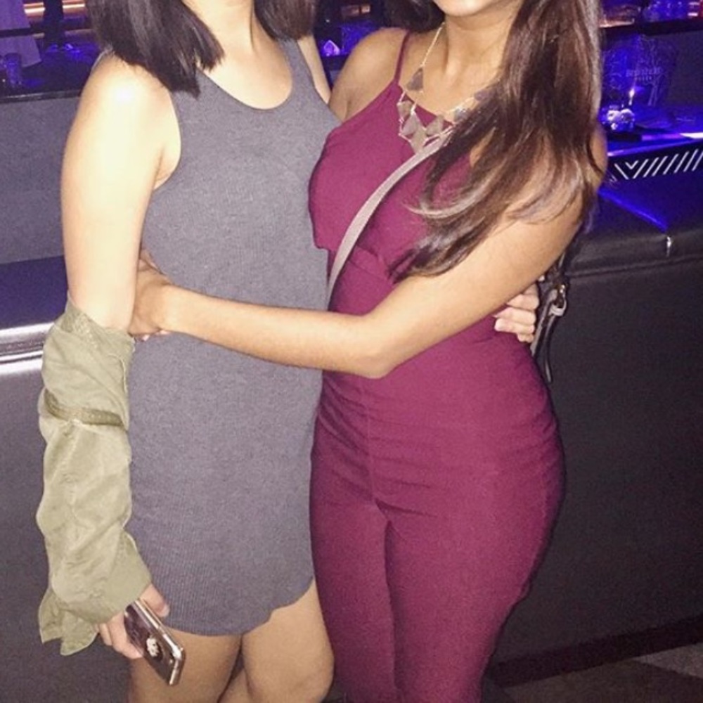 Maroon jumpsuit